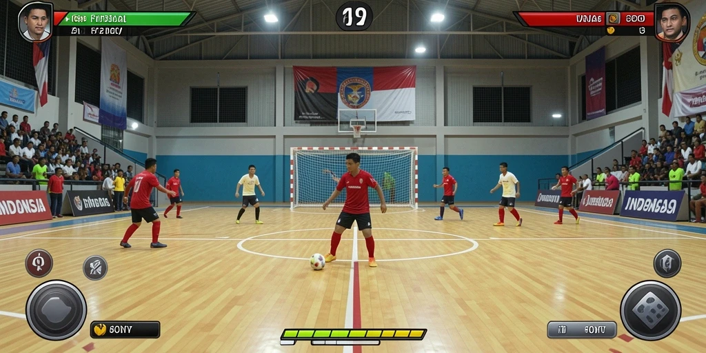 Karakter utama dengan berbagai senjata siap bertarung.