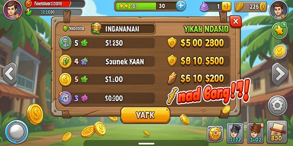 Screenshot menampilkan momen permainan yang mendebarkan.