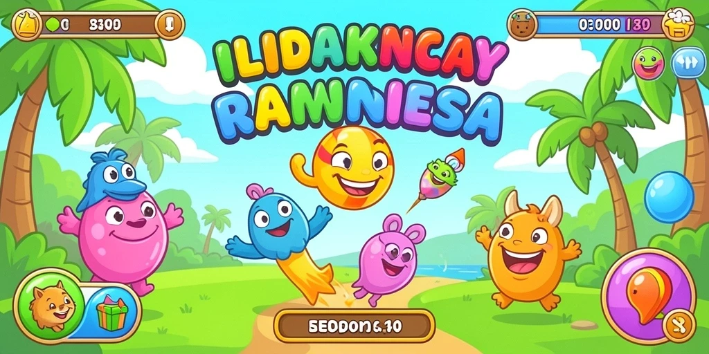 Screenshot menggambarkan momen seru dalam permainan.