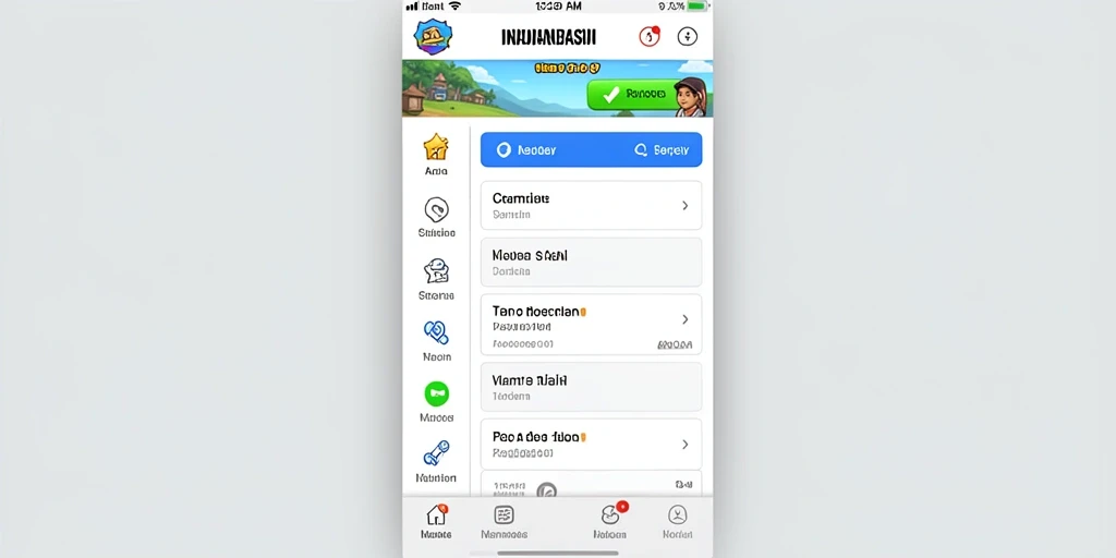 Tema permainan yang beragam dan penuh warna.