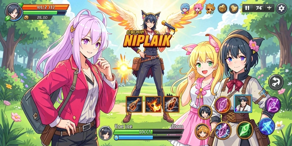 Tangkapan layar memperlihatkan interaksi dalam mode multiplayer dengan teman-teman.