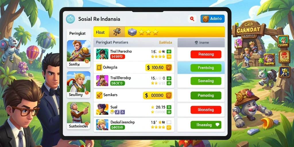 Fitur kompetisi yang menarik untuk dimainkan.