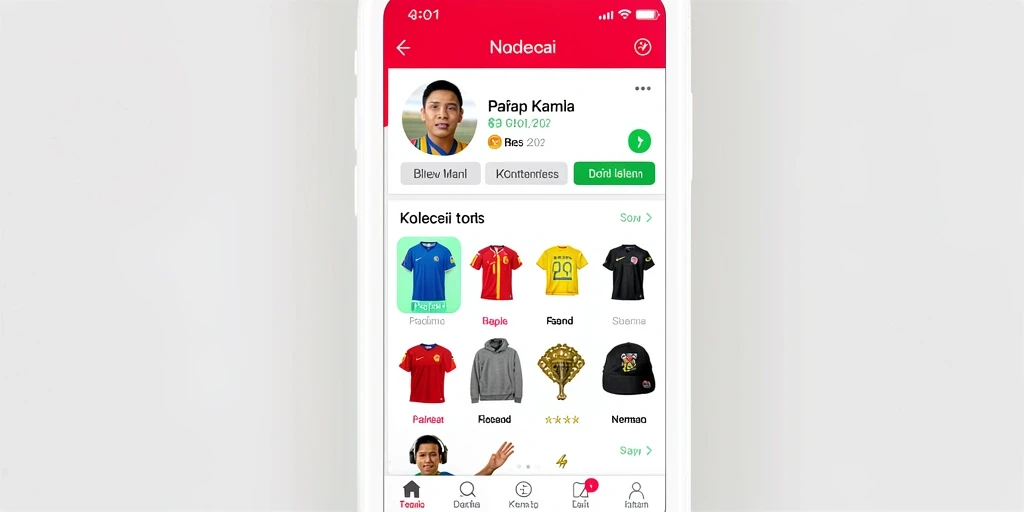 Fitur sosial yang memungkinkan berinteraksi dengan teman.